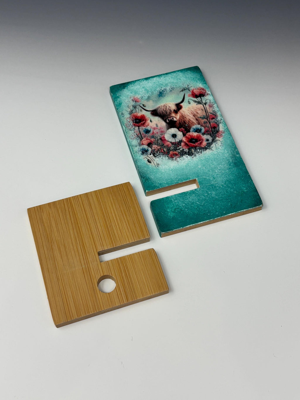 Bamboo Phone/Tablet Stand, Various Designs Available