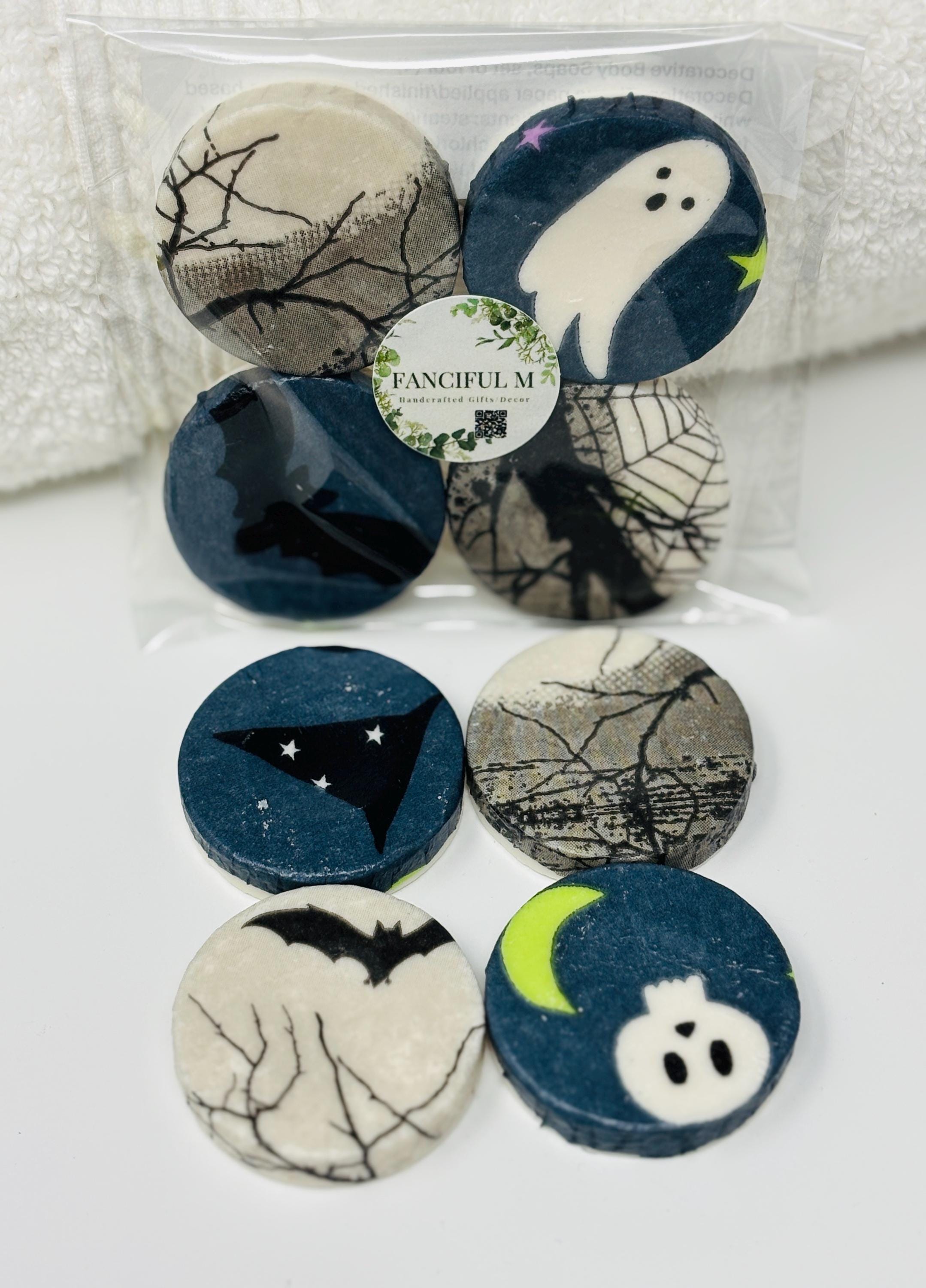 Decorative Mini Soaps, Set of 4, Halloween Ghouls