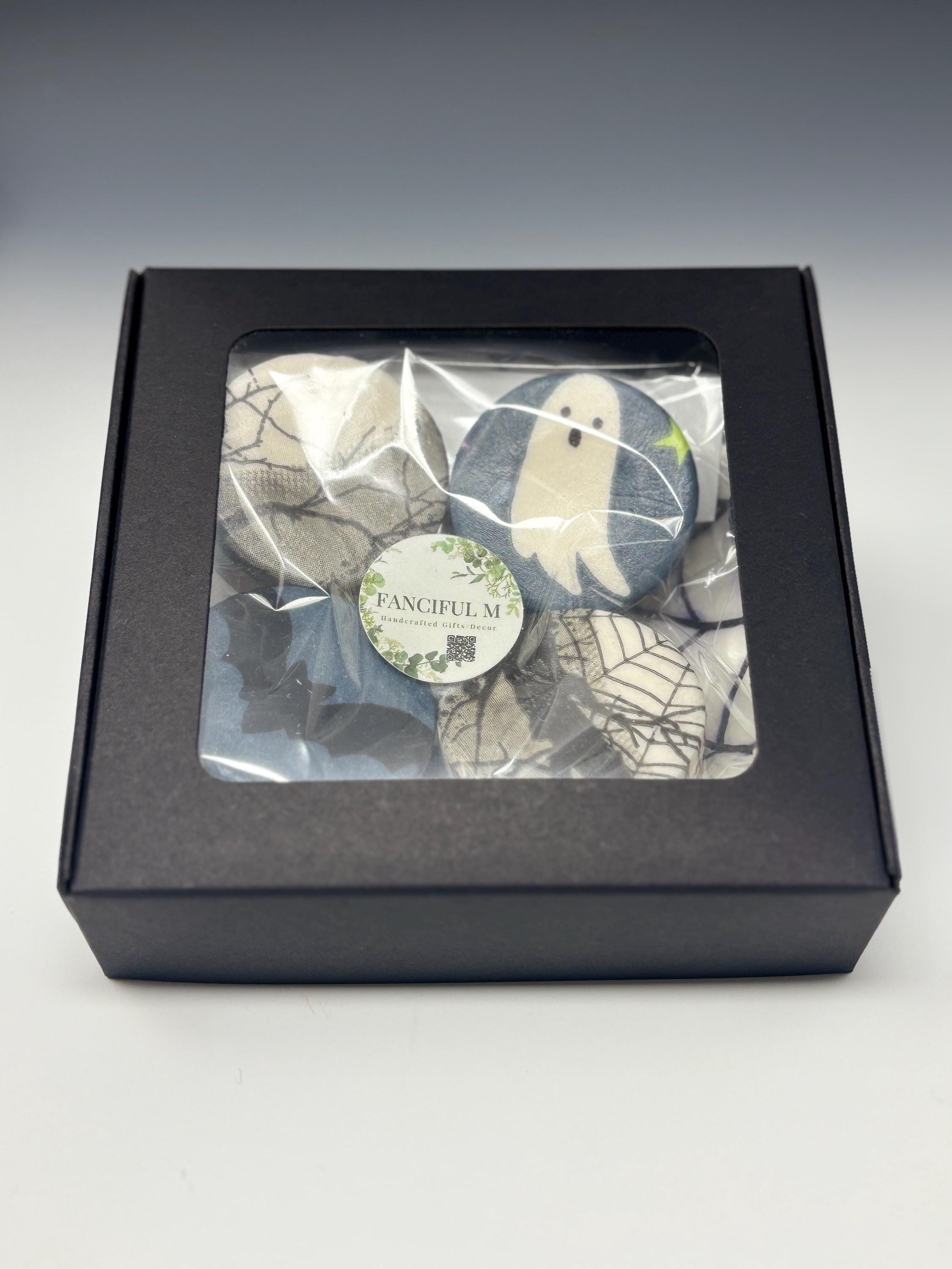 Decorative Mini Soaps, Set of 4, Halloween Ghouls