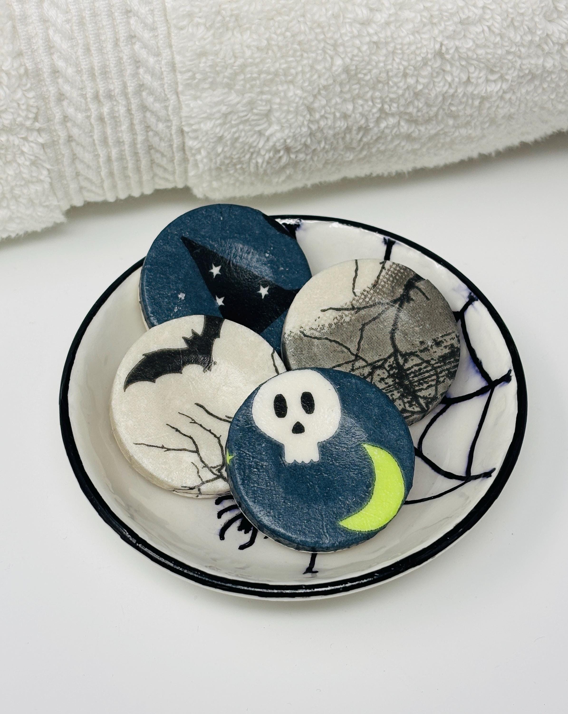 Decorative Mini Soaps, Set of 4, Halloween Ghouls