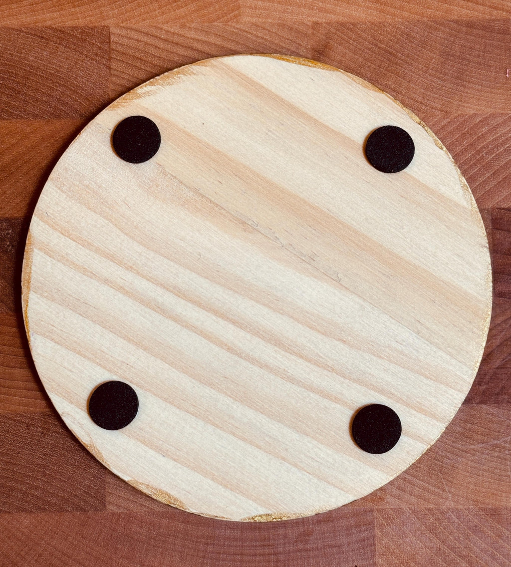 Wood Coasters, Decoupage Art, Celestial Visions