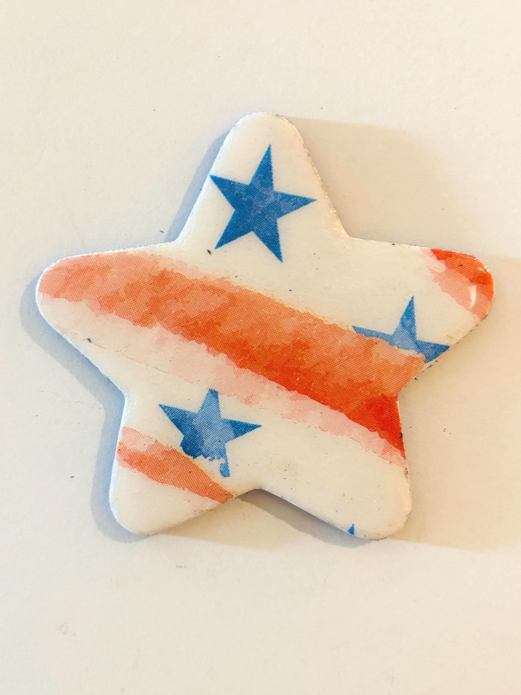 Decoupaged Mini Canvas Magnets, Patriotic