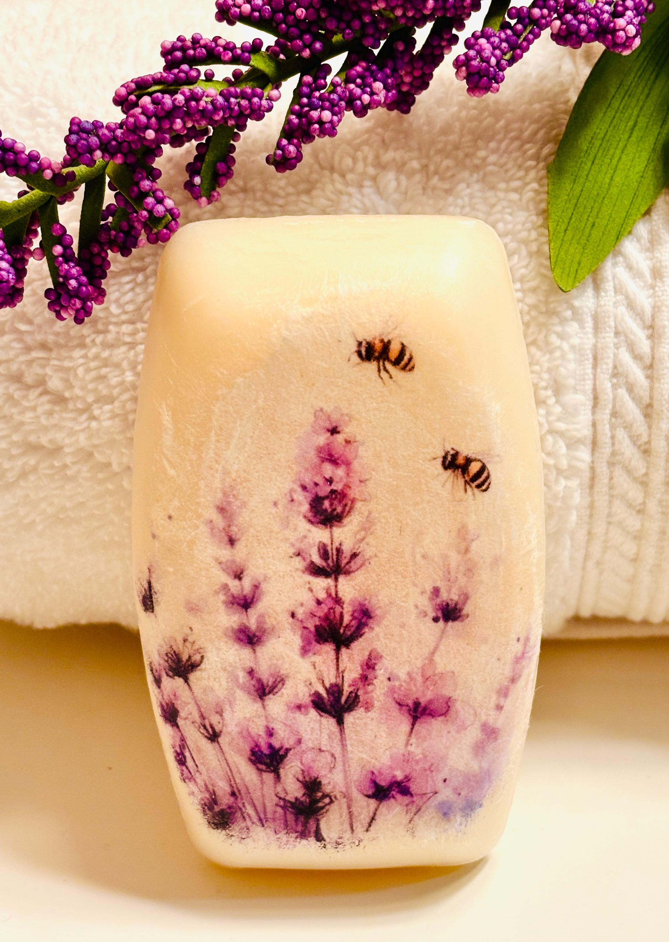 Vanity Decorative Soap, Lavender Design