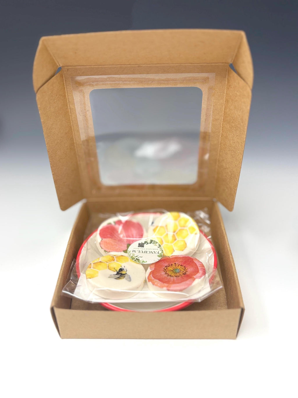 Decorative Mini Soaps, Set of 4, Blossoms