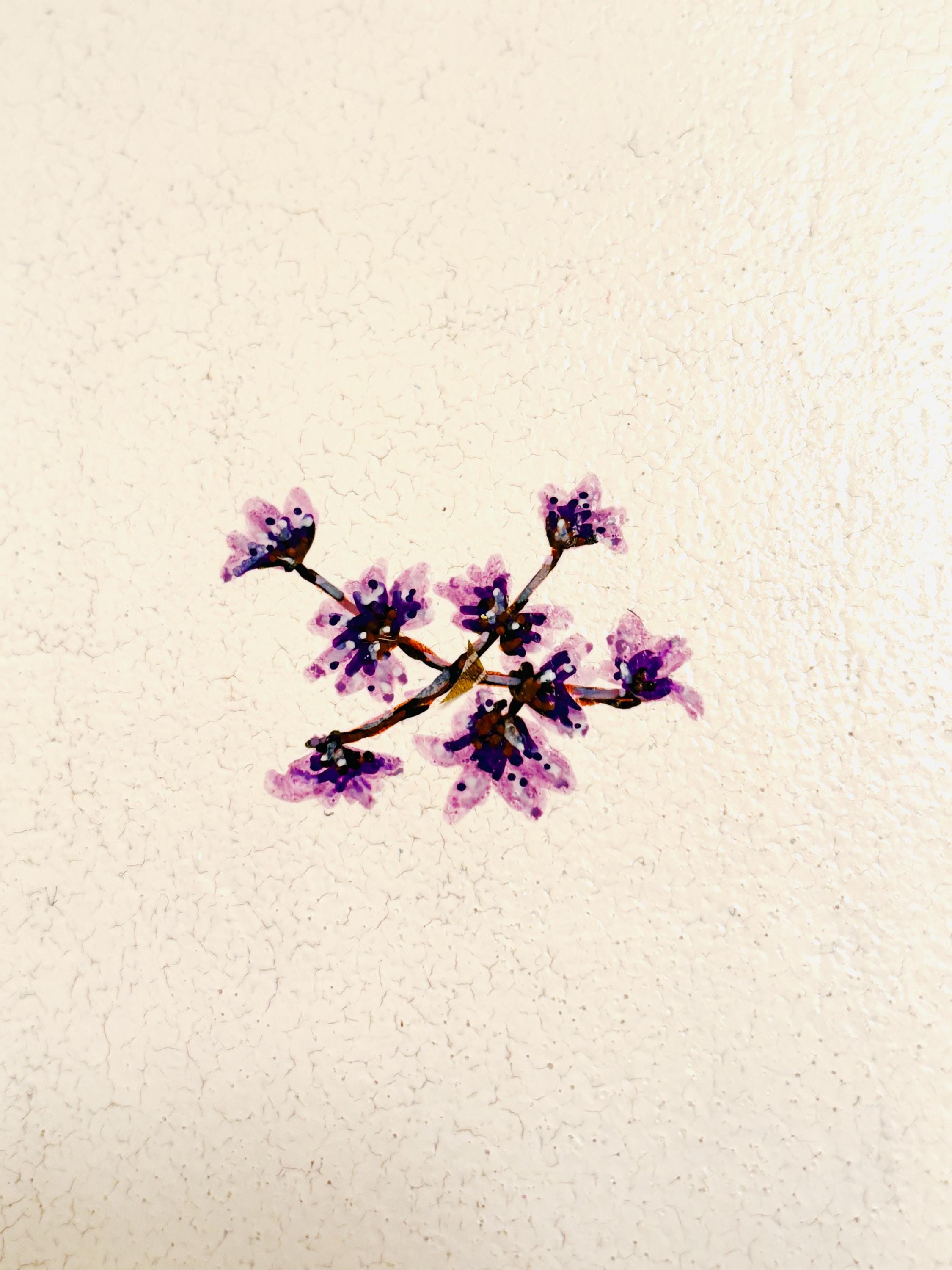 Vanity Tray, Lavender Design